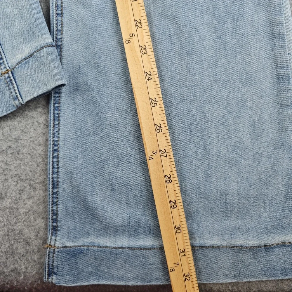 Democracy Bootcut Jeans Women's 6 Ab Solution Blue Light Wash Denim Stretch